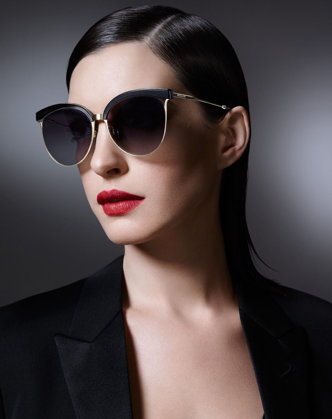 暴龙bolon眼镜专场bolon暴龙 安妮海瑟薇广告款摩登优雅猫眼高清偏光