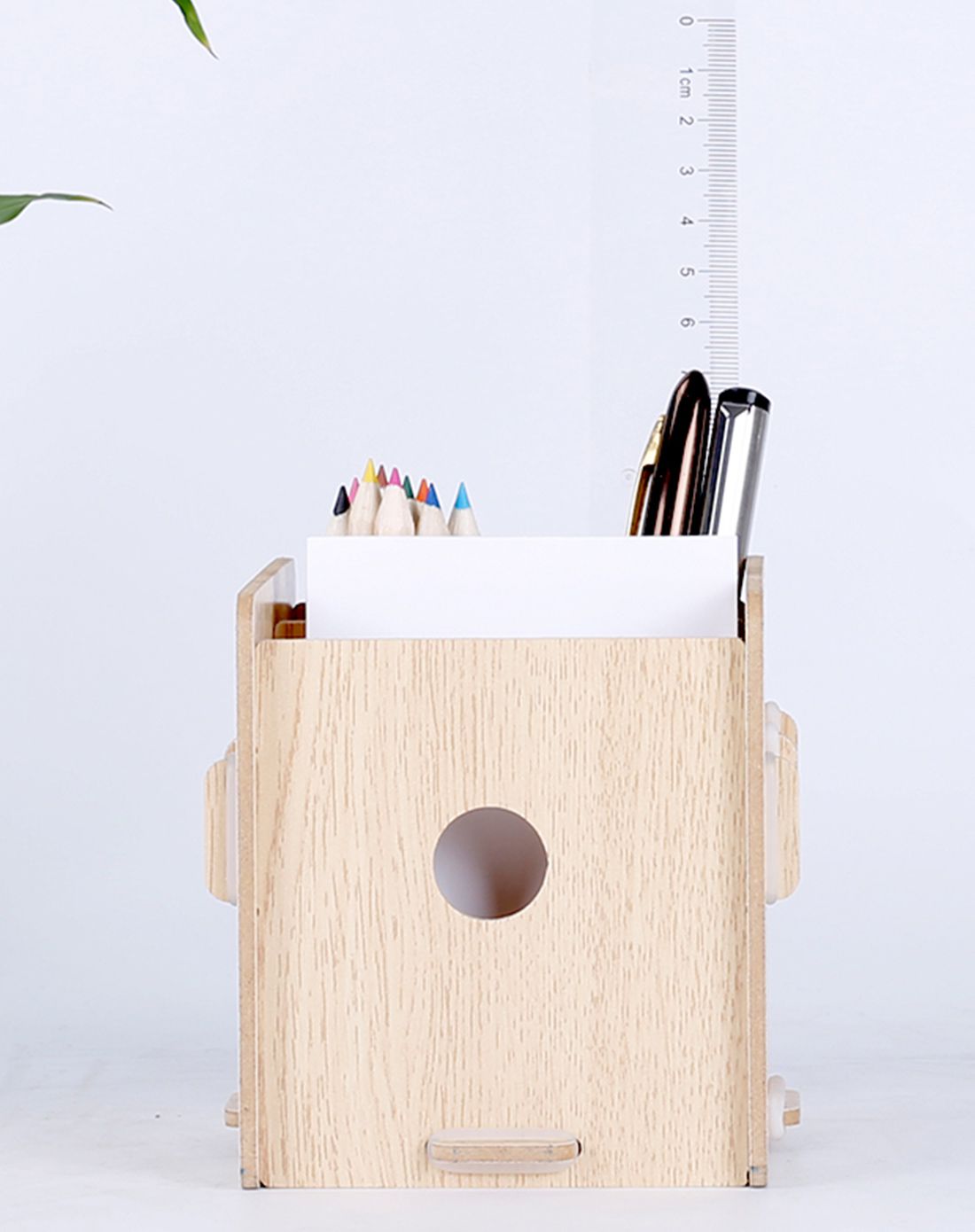 【两件起售】日本热销原木桌面小笔筒