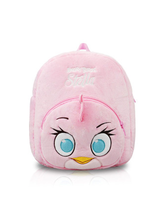angrybirds愤怒的小鸟粉鸟毛绒儿童书包