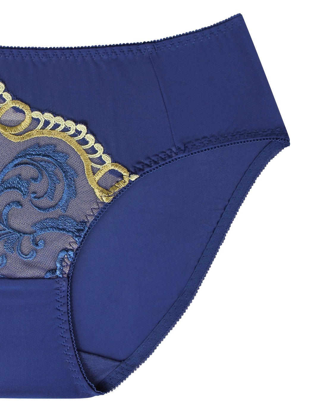 仙子宜岱xzyd内衣专场深蓝藤蔓精灵立体刺绣时尚舒适三角裤2355blue21