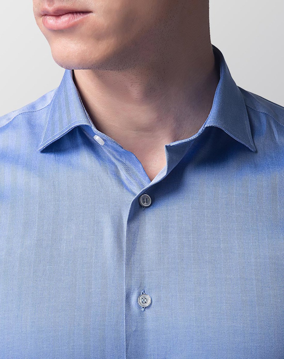 by creations男款人字纹提花商务纯棉长袖衬衫