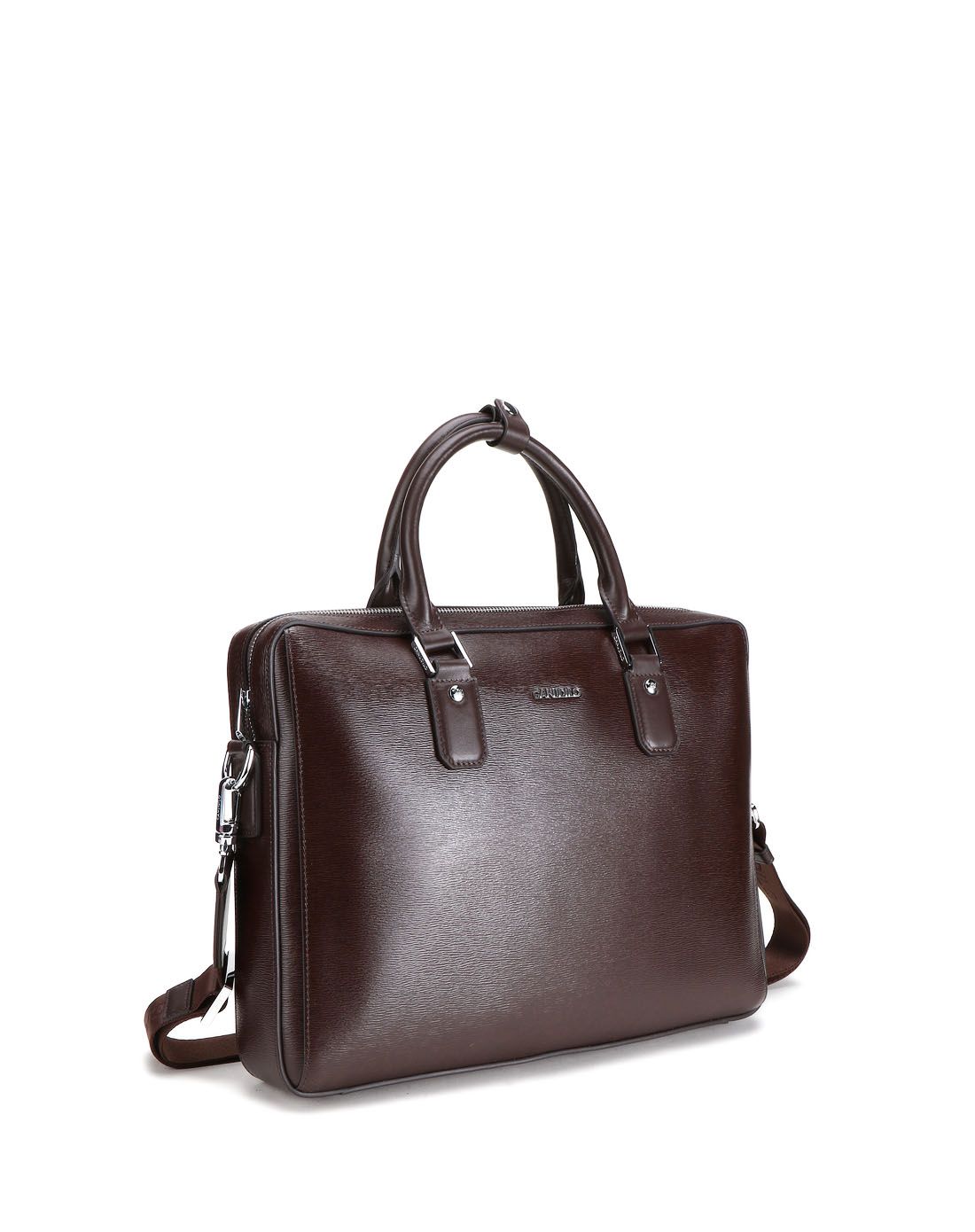 卡奴迪路canudilo深棕色时尚商务百搭两用包3621459d1-210_唯品会