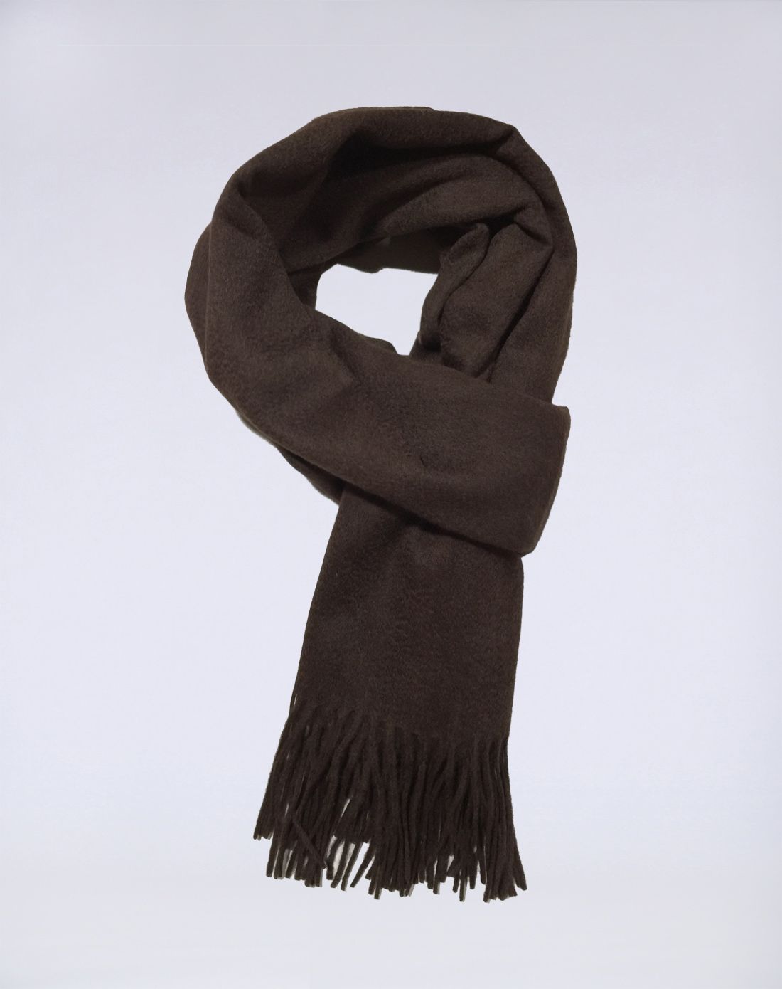 高雅系列圣诞欢乐惠 咖色意大利时尚羔羊毛披肩