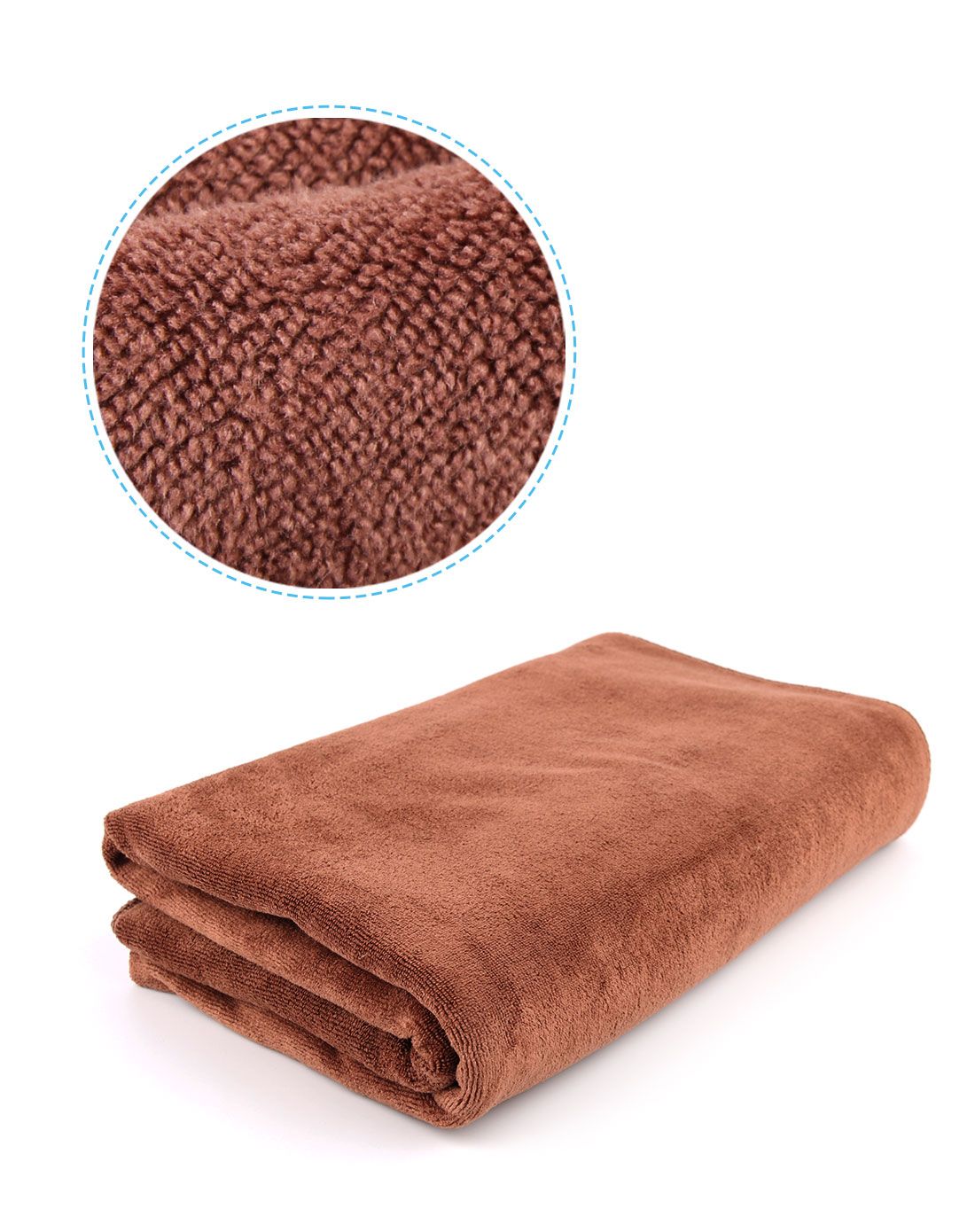 强吸水柔软洗车毛巾(咖啡色)