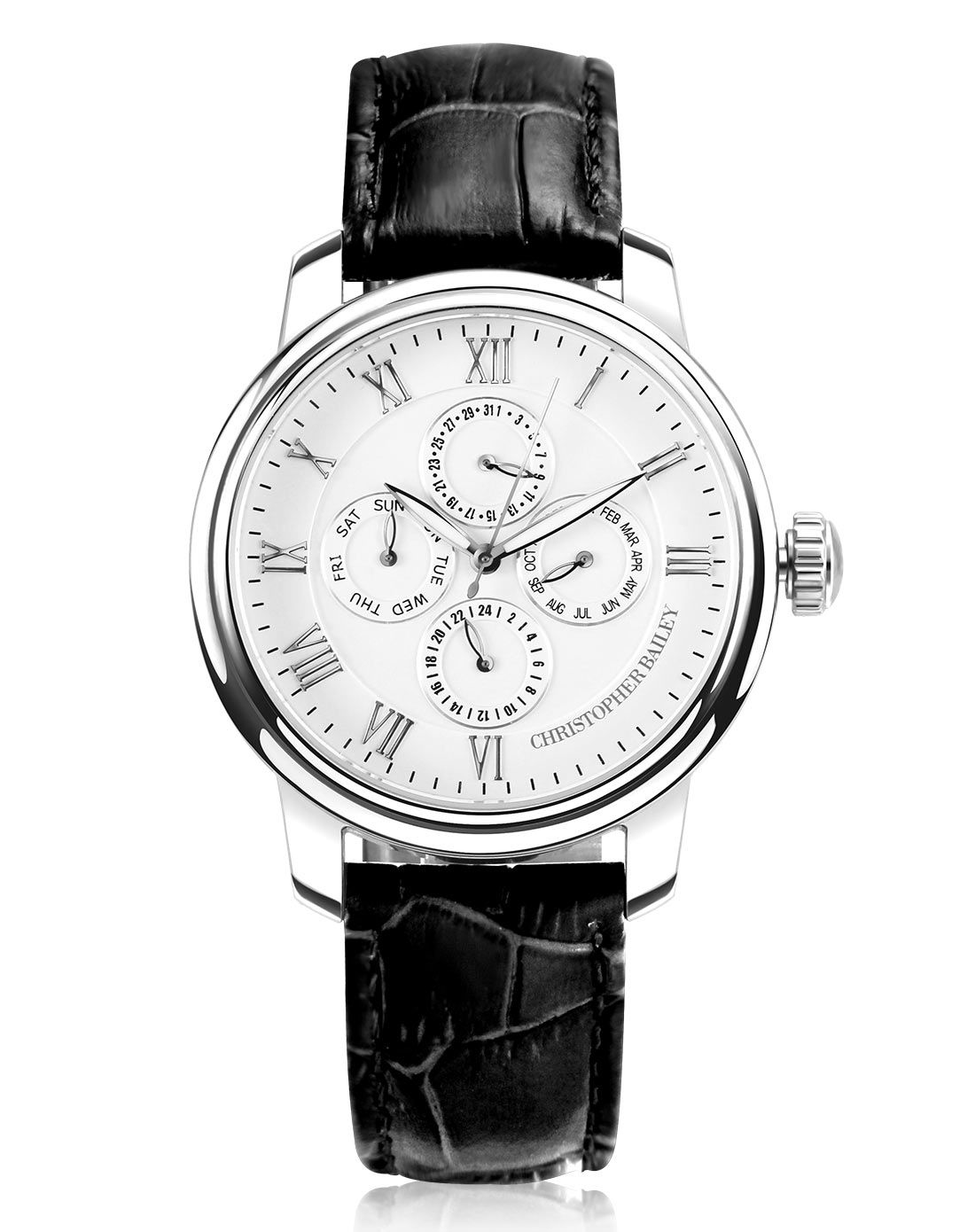 珂芮柏蒂(christopher bailey)腕表专场男款 伦敦眼多功能石英男表cb