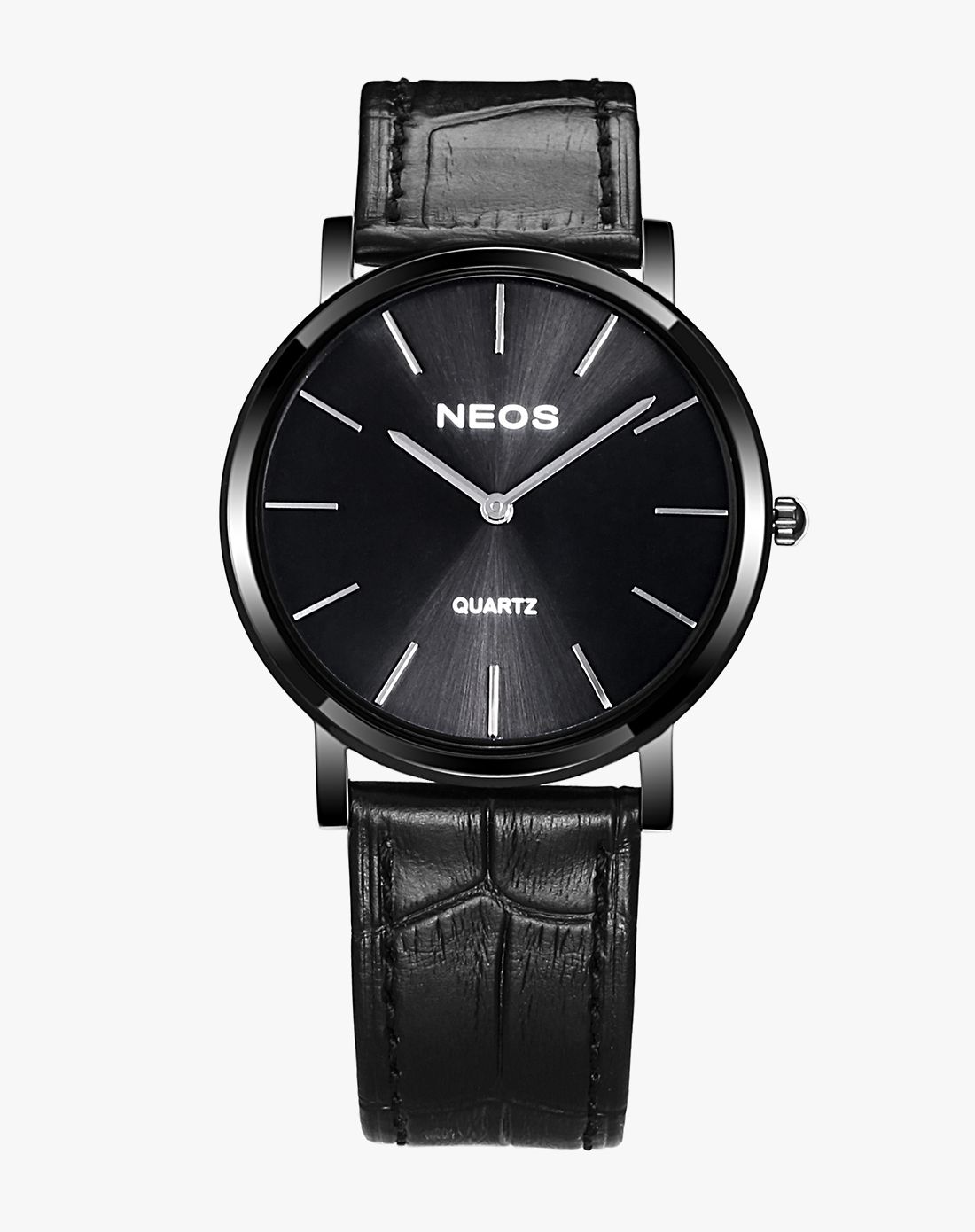 neos/雷欧时 男款 炫酷超薄皮带石英表
