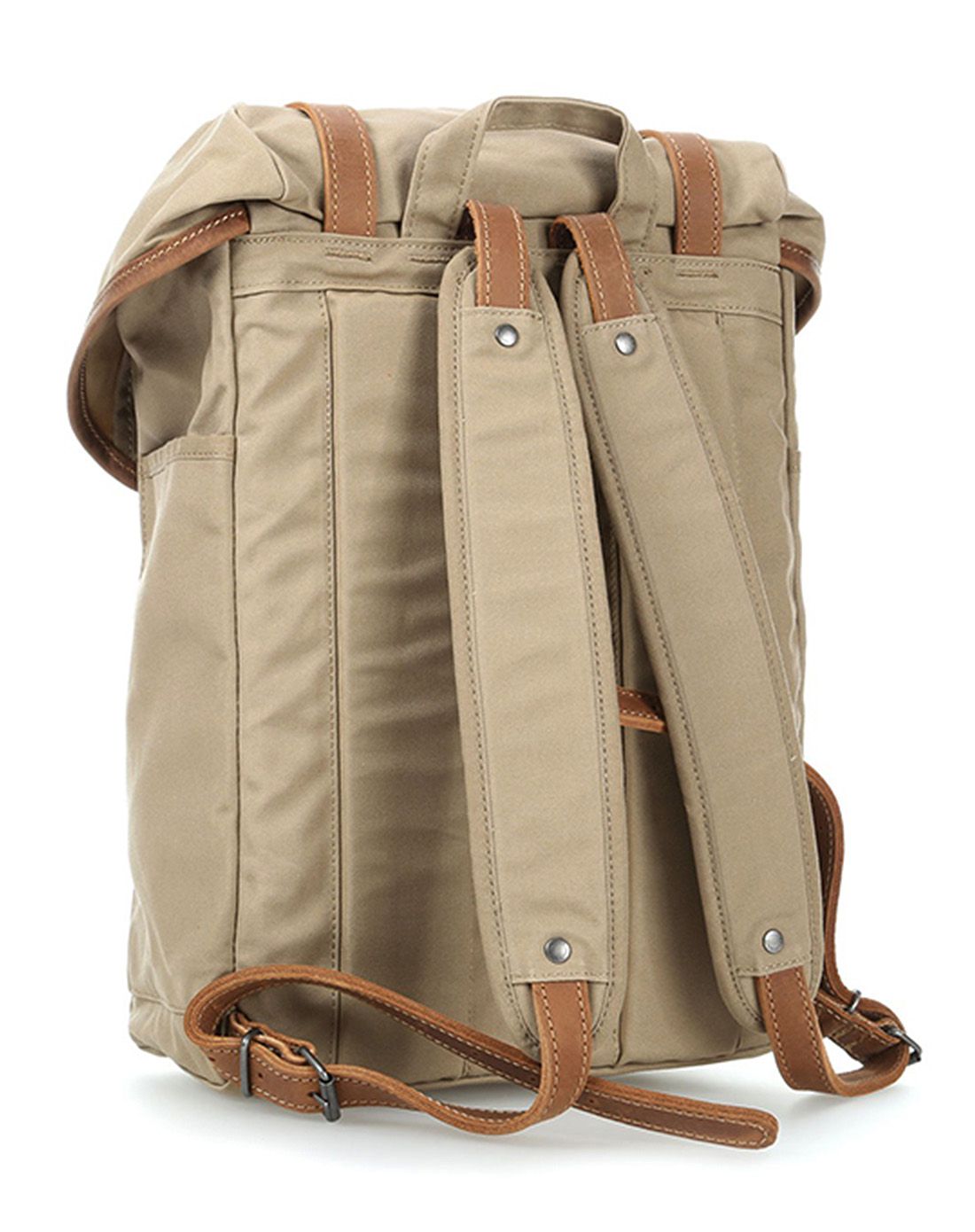 21 small 7kmh-1149 卡其色经典潮流双肩背包
