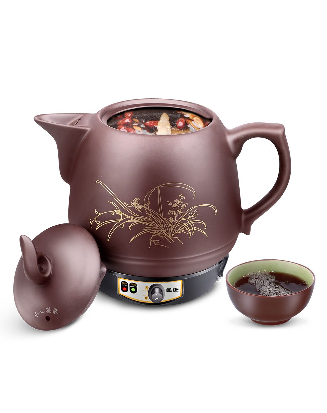 全自动紫砂煎药壶 文武火精控2.8l