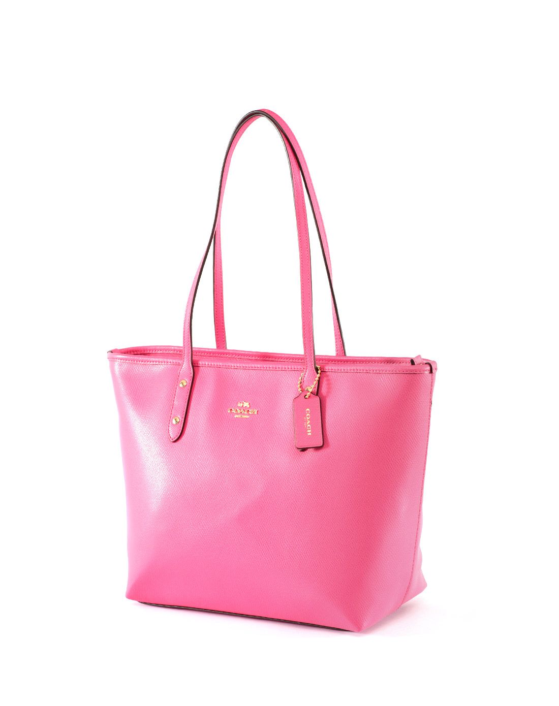 粉色全皮女士单肩包