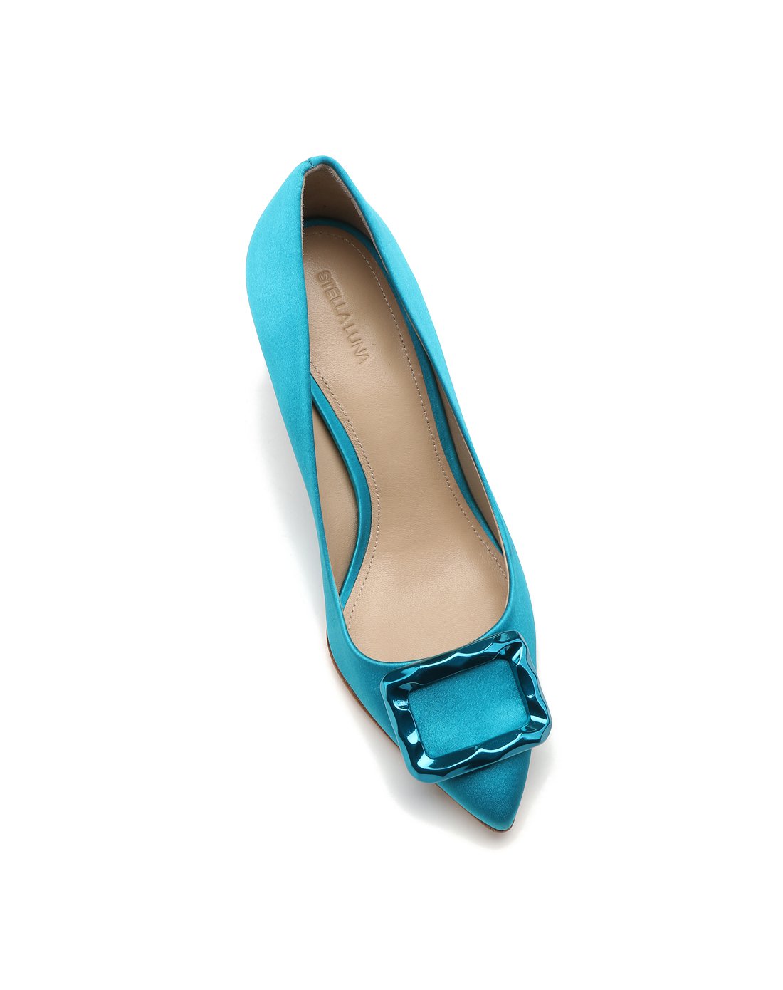 stella luna集团女鞋2017春夏时尚浅口单鞋天蓝se133f0202286_唯品会