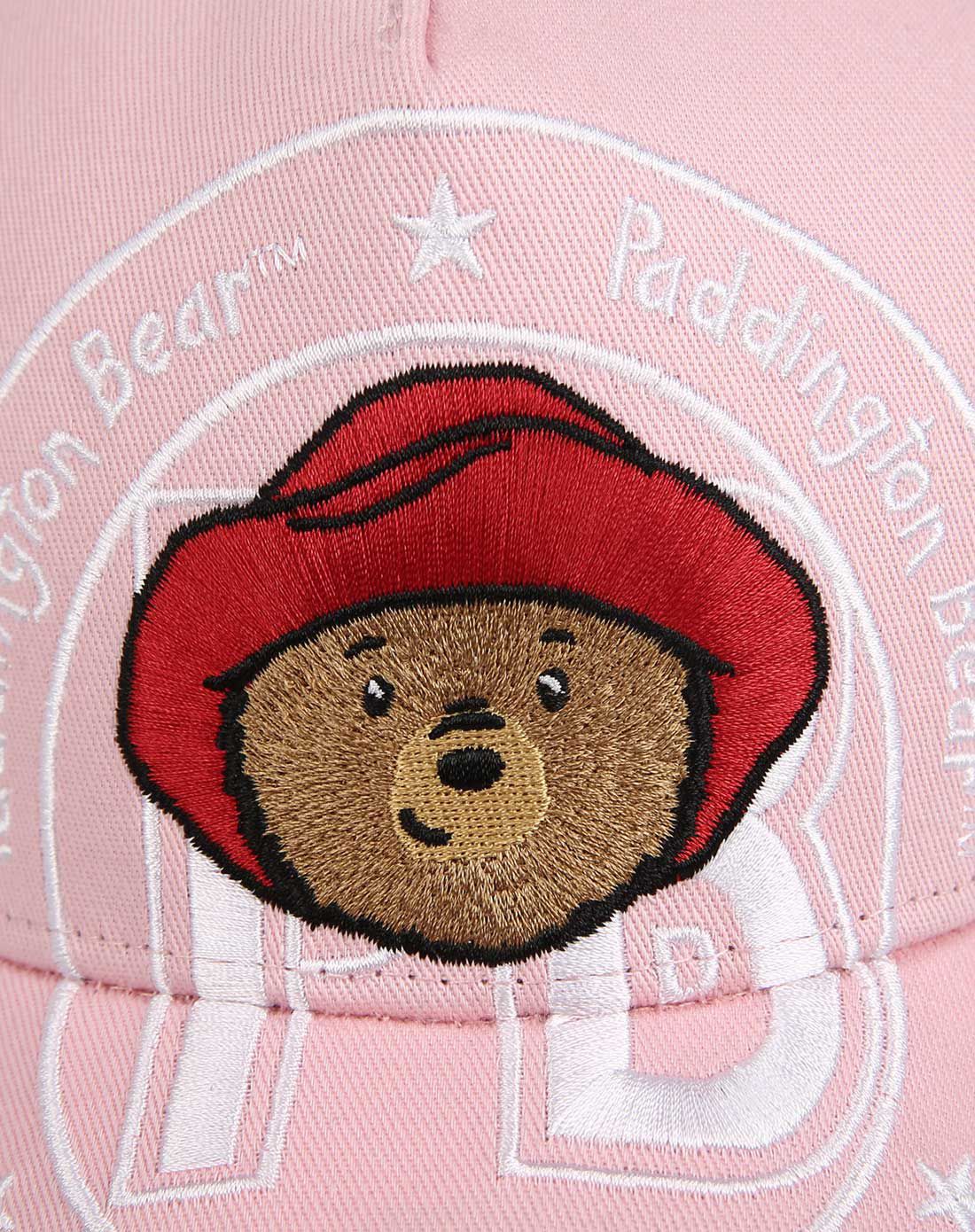 pb帕丁顿熊 休闲百搭 中性款棒球帽 遮阳精美绣花纯棉纯色四季通用