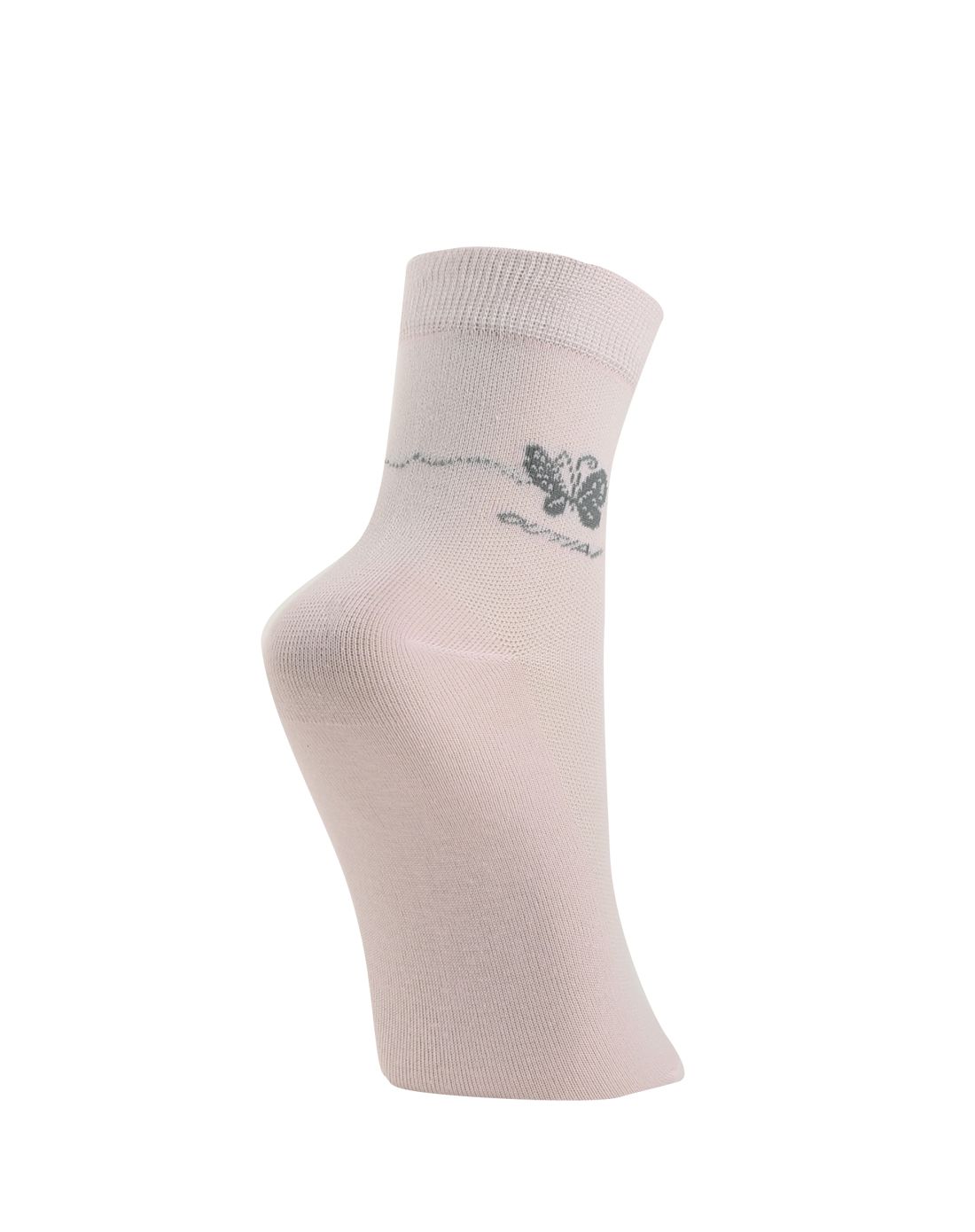 女式五双装精梳棉提花袜