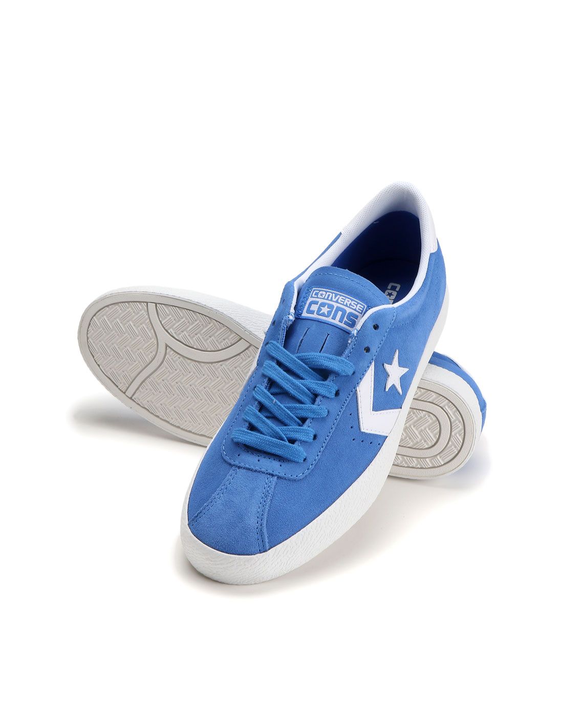 耐磨舒适 男款蓝色低帮板鞋