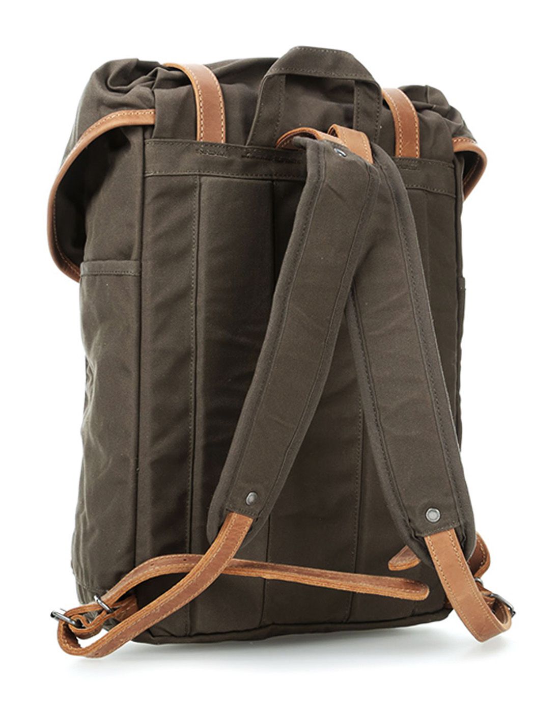 21 small 7kmh-1150 橄榄绿色经典潮流双肩背包