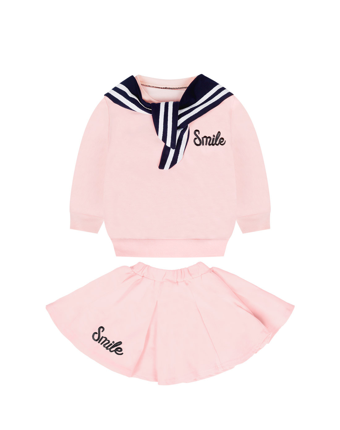 顶瓜瓜男女童装秋上新女童海军风卫衣套装dtzbb-lt-522-51a_唯品会