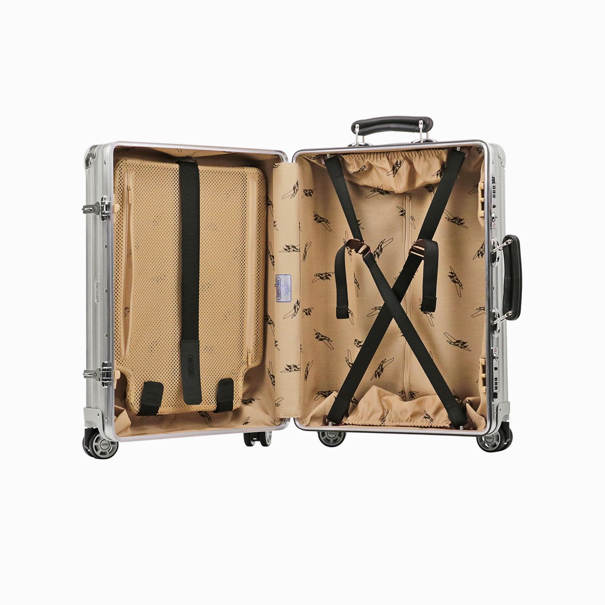 日默瓦rimowa/ classic系列经典款商务拉杆箱登机箱银色20寸