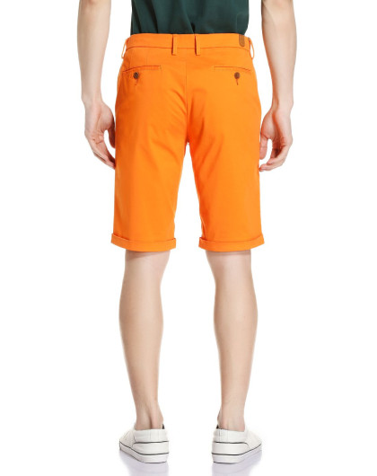 男款橙色短裤