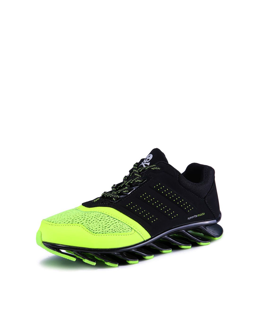 刀锋战士 男款绿色跑步鞋 酷炫缓震