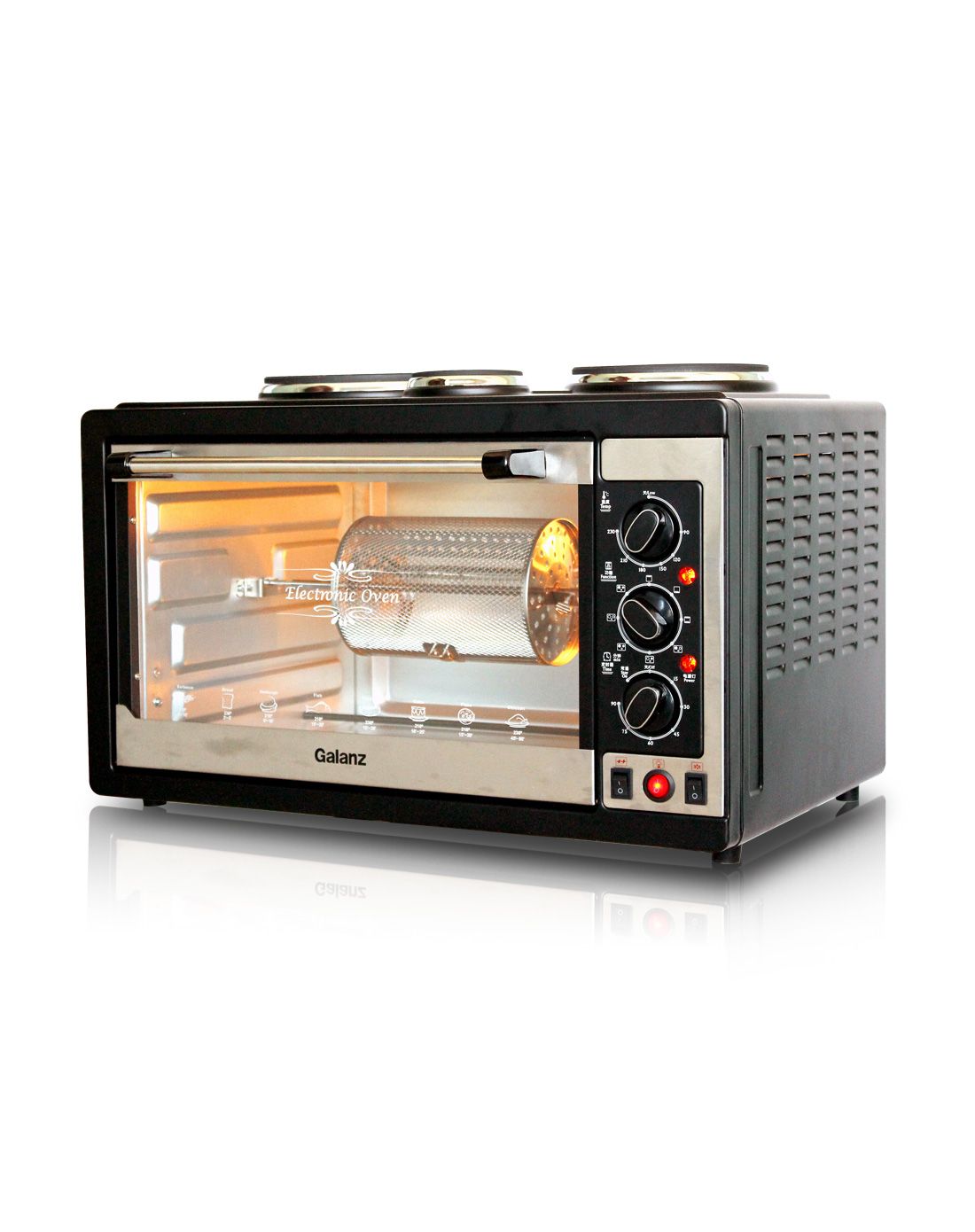 > 格兰仕38l高端全功能电烤箱