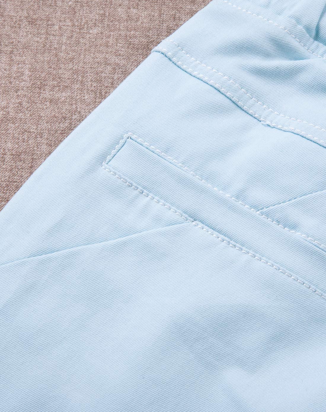 男童清水蓝休闲九分裤