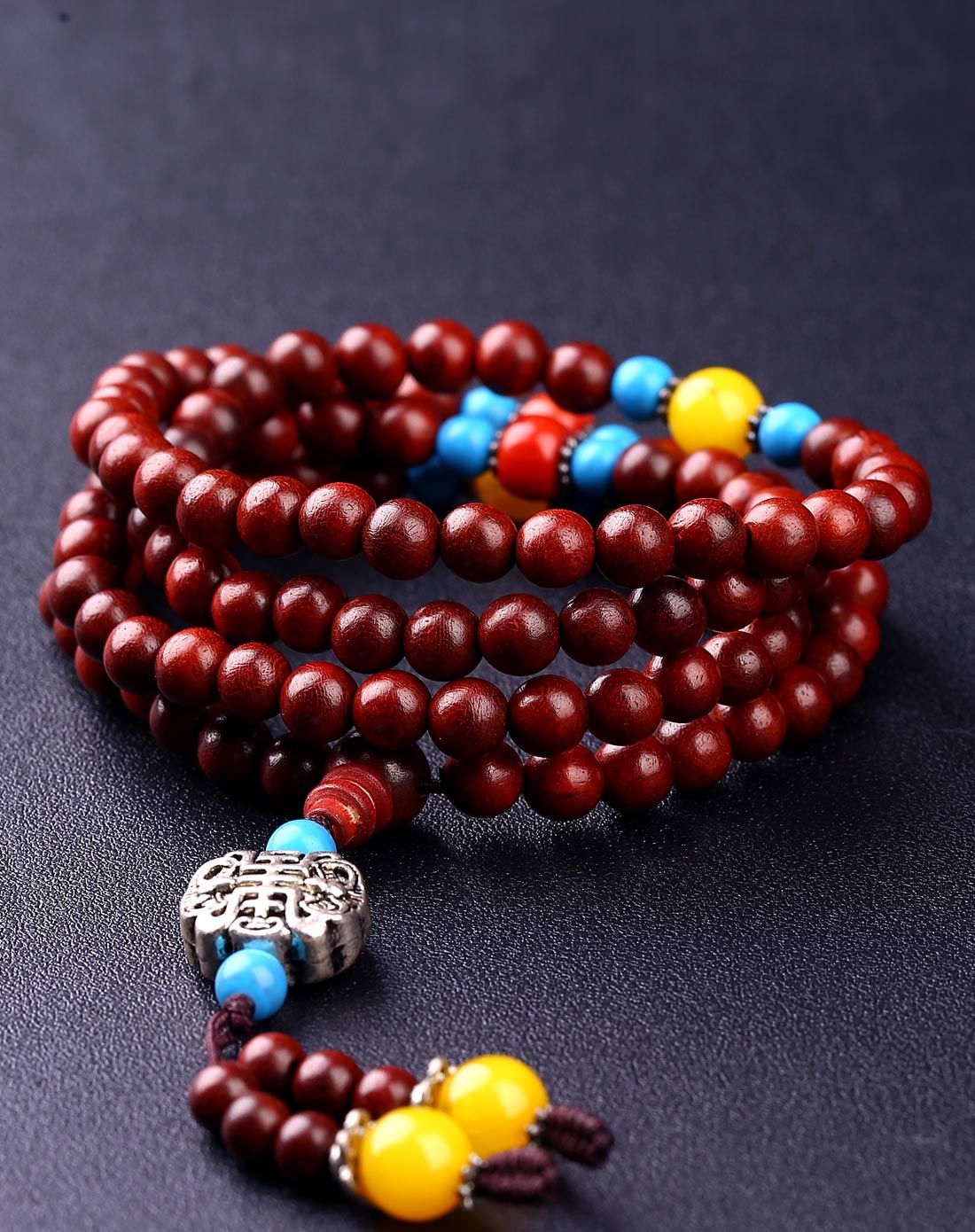 连年如意柯檀木手链