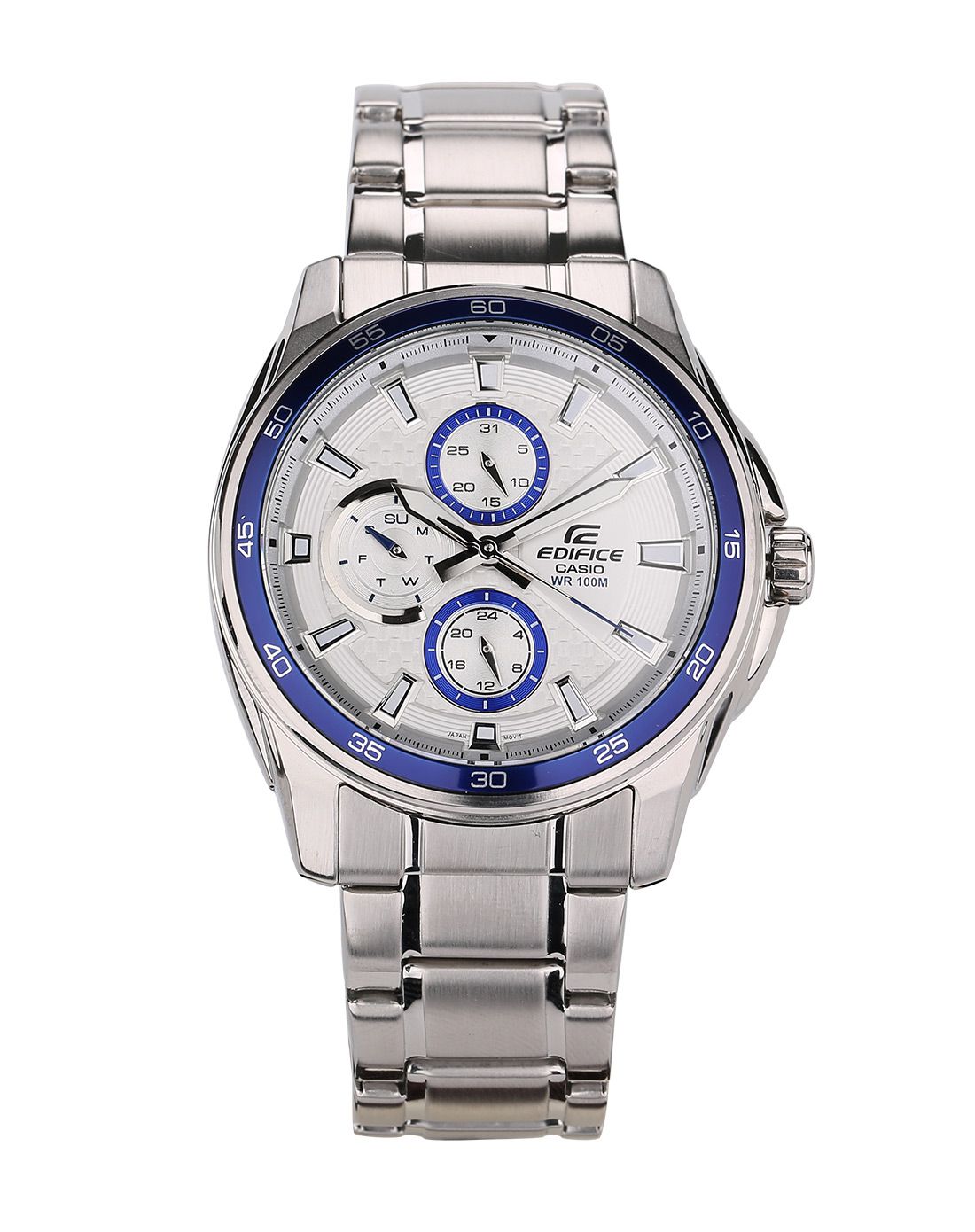 卡西欧 ef系列三眼多功能极速赛车石英男表