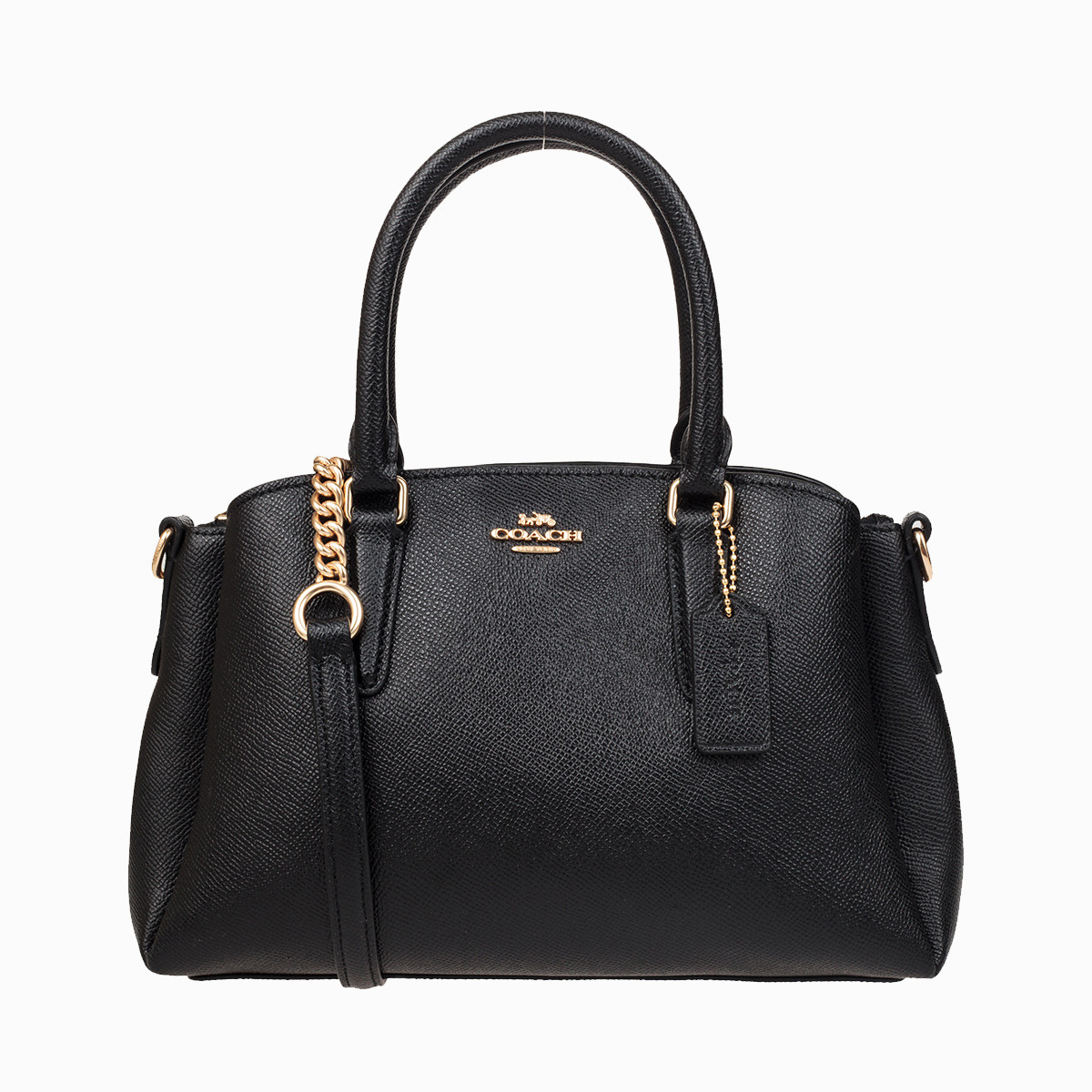 coach女士小号皮质戴妃包 手提包