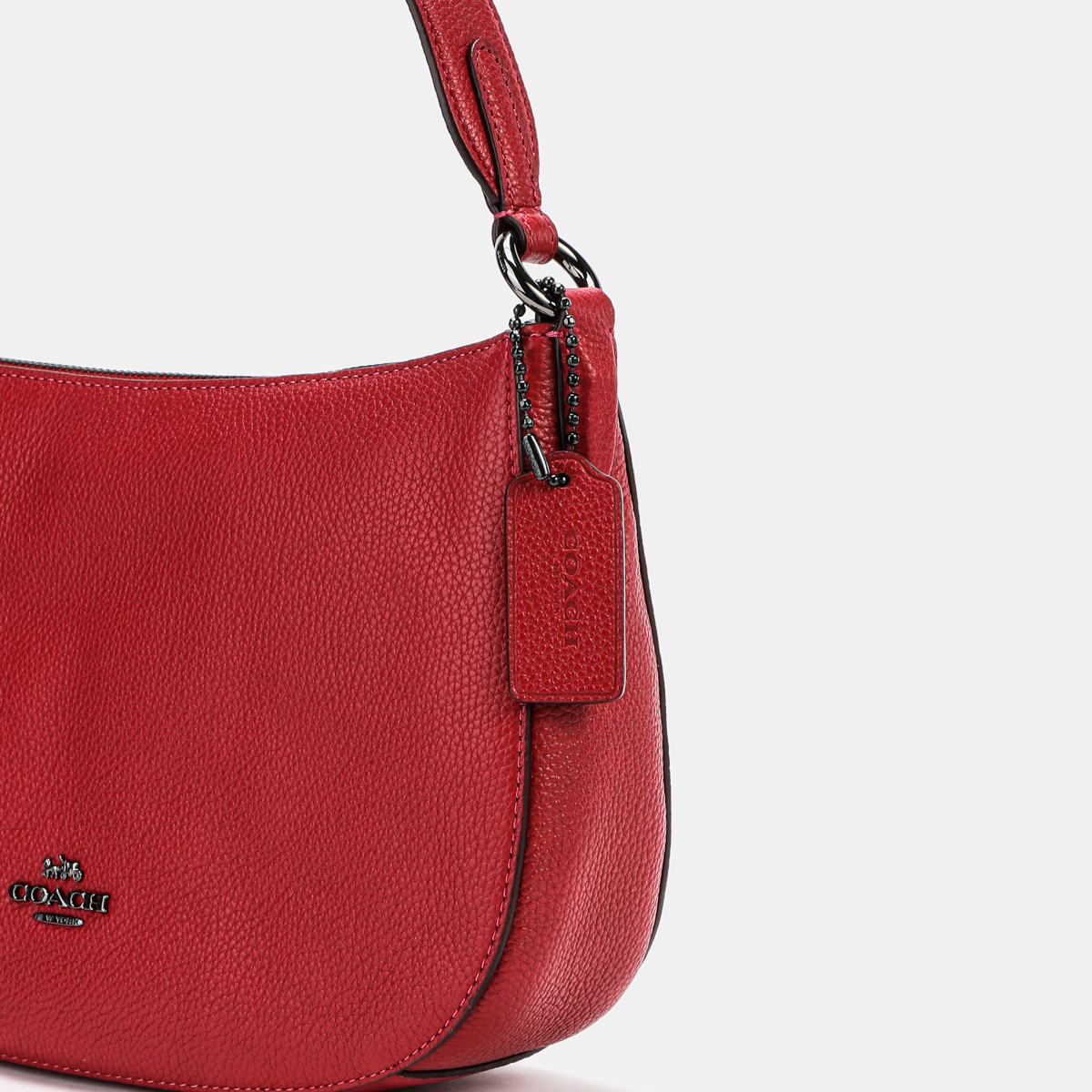 coach蔻驰女士sutton牛皮纯色单肩包手提包斜挎包