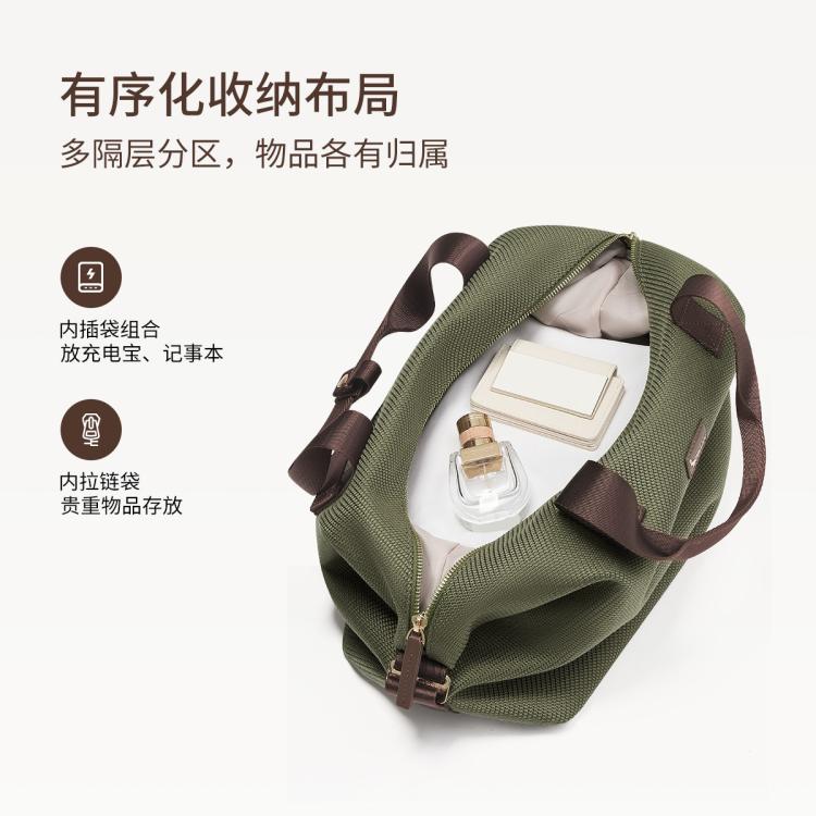 爱华仕 【城市旅行系列】旅行包女轻便行李包手提袋旅行收纳包短途出差