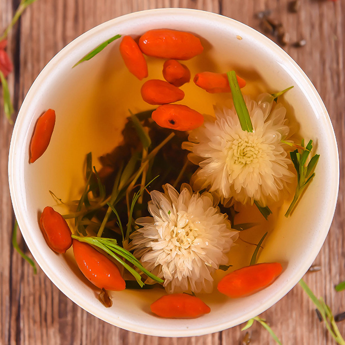 9元限时秒杀花草茶系列】启灵果 菊花枸杞茶组合茶 淡竹叶菊花茶花草