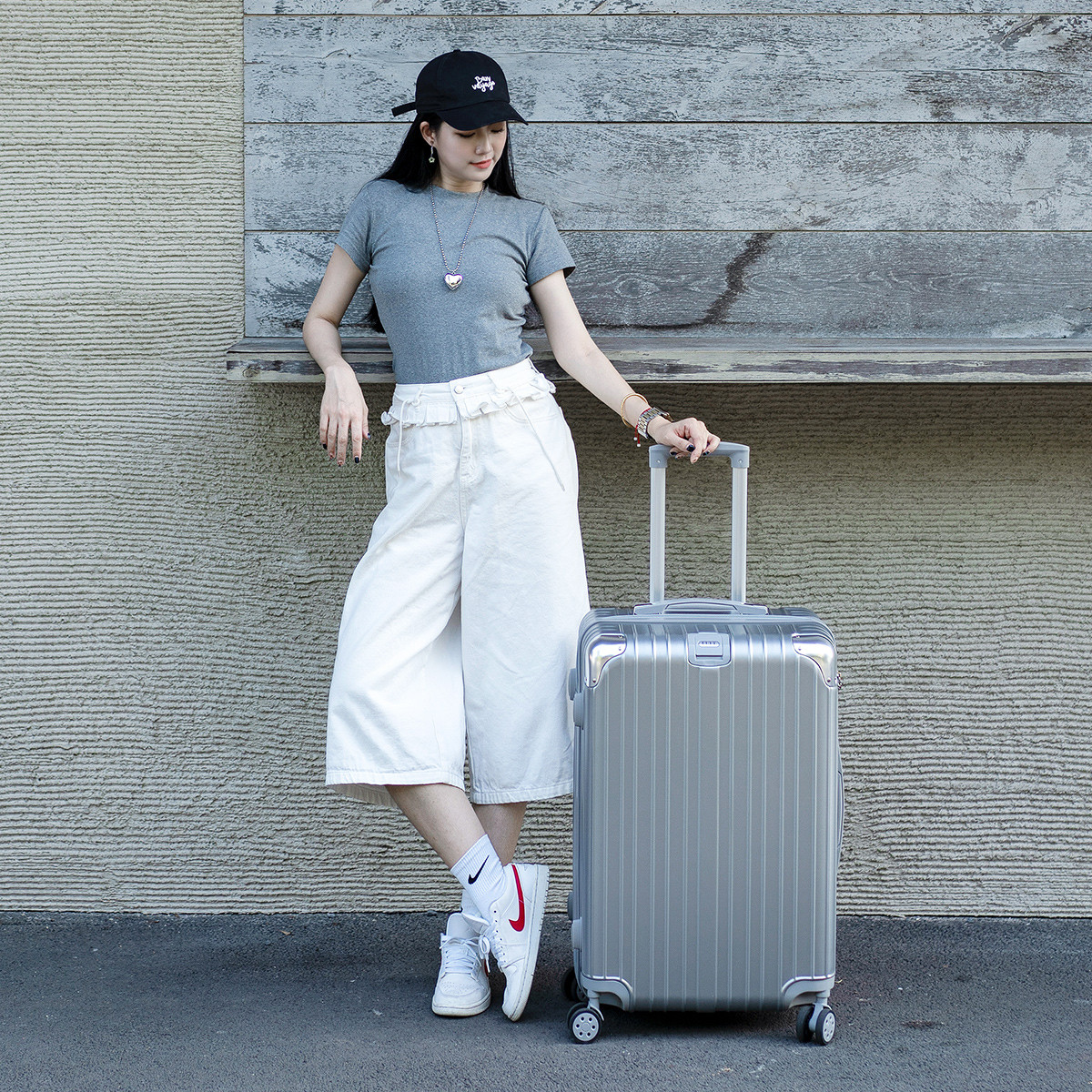 ELLE 【轻便大容量】耐磨防刮行李箱拉杆箱行李箱万向轮旅行箱