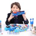 迪士尼 创意文具盒火车头削笔器铁笔盒男女小学生双层大容量笔盒 图片 8