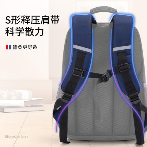 迪士尼 书包男女小学生4到6年级儿童1-3年级书包减负护脊超轻书包组合装 图片 5