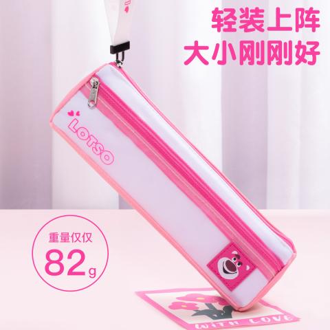 迪士尼 文具盒笔袋多分层收纳大容量小学生简约透明多功能铅笔盒 图片 4