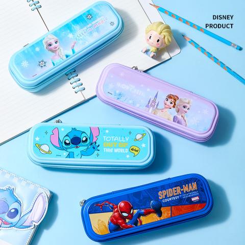 迪士尼 儿童文具盒男童笔袋小学生女大容量双层学生笔袋幼儿铅笔收纳盒 图片 6