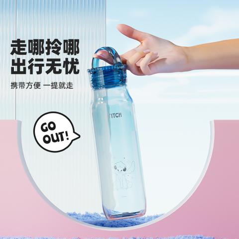 迪士尼 儿童水杯男女孩小学生专用上学便携儿童水壶大容量运动直饮杯 图片 5