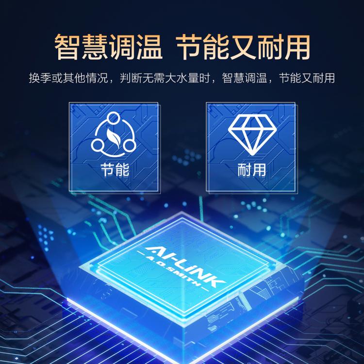 A.O.SMITH 史密斯电热水器 纤薄双胆扁桶金圭内胆双擎速热E60HGDWi AI-Link