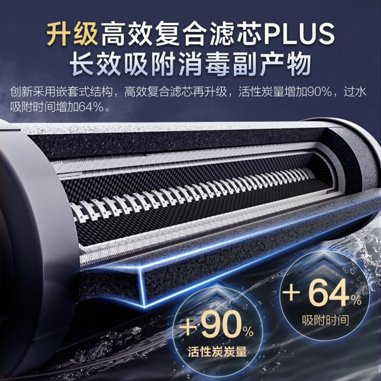 A.O.SMITH 史密斯净水器家用专利4年RO膜反渗透3:1高水效直饮净水机