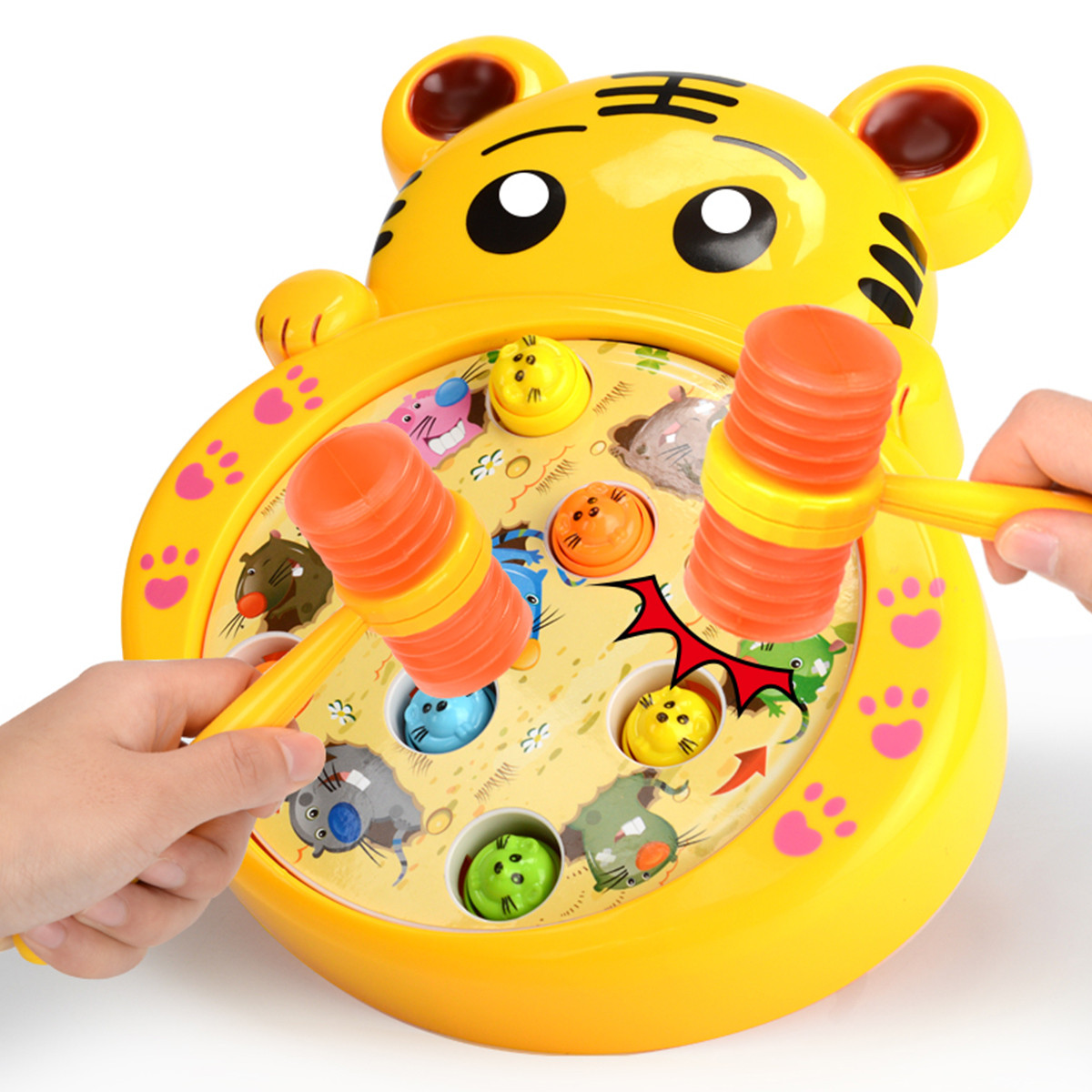 儿童敲击打地鼠玩具 婴幼儿益智宝宝电动音乐敲敲乐游戏机玩具