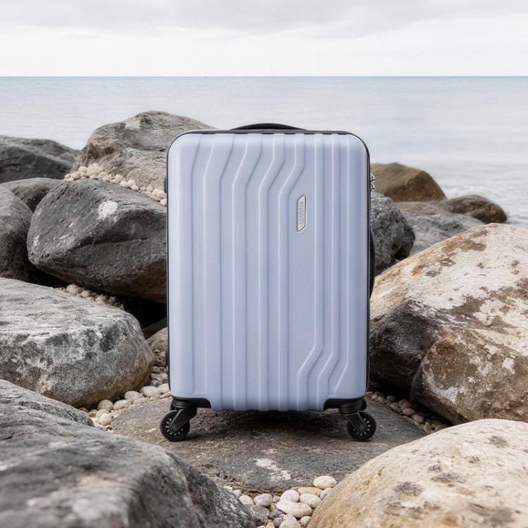 美旅 【人气时尚条纹款】超轻行李箱大容量商务万向轮密码箱男女TC5