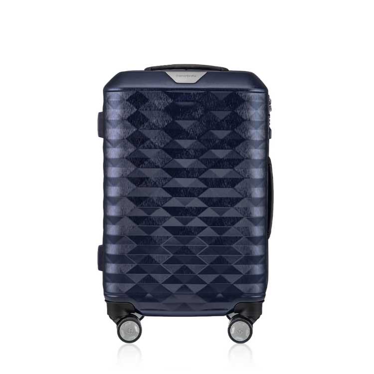 新秀丽 商务行李箱男女时尚菱形几何图案拉杆箱进口脚轮旅行登机箱 DX4