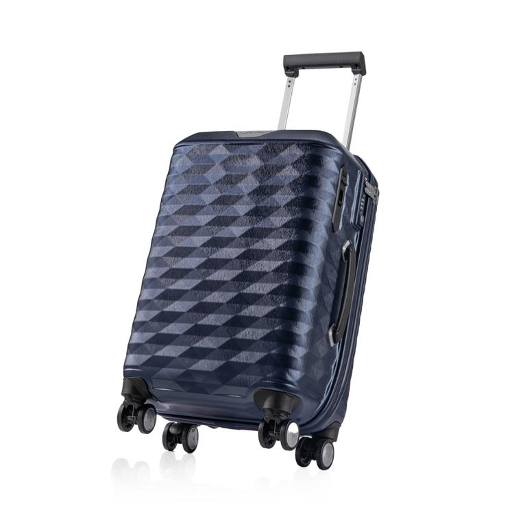 新秀丽 商务行李箱男女时尚菱形几何图案拉杆箱进口脚轮旅行登机箱 DX4