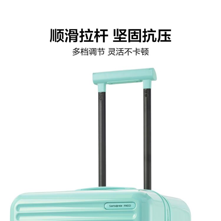 新秀丽 【花开系列】行李箱粉色黄色登机密码拉杆箱旅行箱QV6