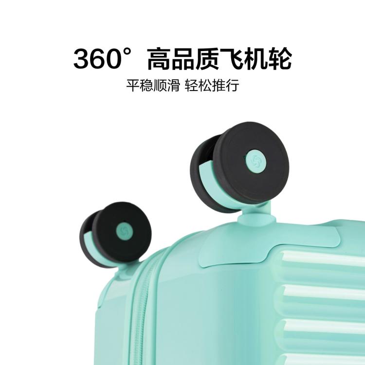 新秀丽 【花开系列】行李箱粉色黄色登机密码拉杆箱旅行箱QV6