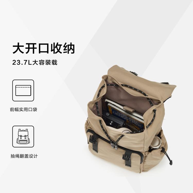 新秀丽 户外旅行时尚男女双肩电脑包通勤背包大容量轻便高级感包包NY3