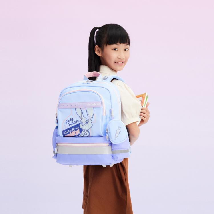 新秀丽 防泼水儿童书包外出小学生书包减负轻盈背包大容量双肩包TU7