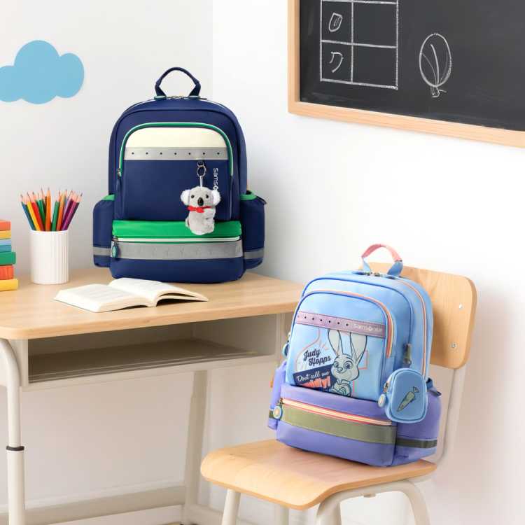 新秀丽 防泼水儿童书包外出小学生书包减负轻盈背包大容量双肩包TU7