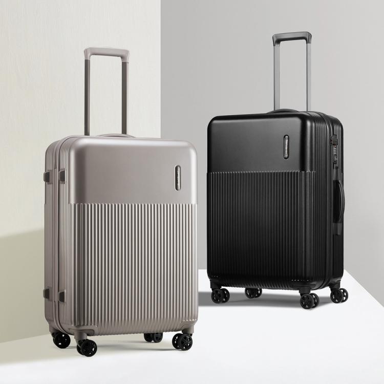 新秀丽 结实耐用大容量轻便拉杆箱20寸登机箱旅行箱密码行李箱 DK7