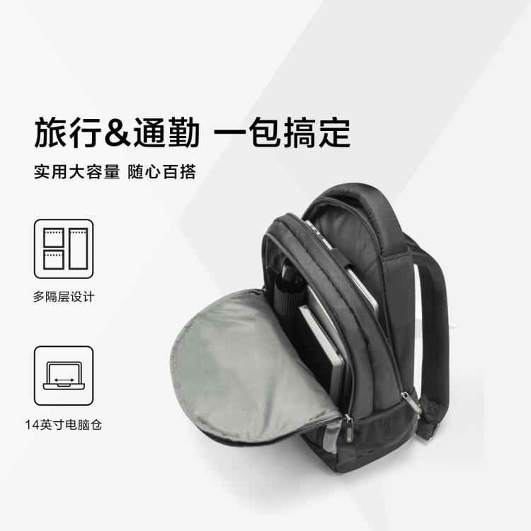 新秀丽 热卖爆款休闲出游短途差旅男士双肩包商务电脑包夏季轻便包包TR5