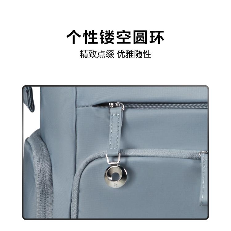 新秀丽 【都市休闲】女士时尚通勤气质高级感双肩包纯色女款百搭背包 KP0